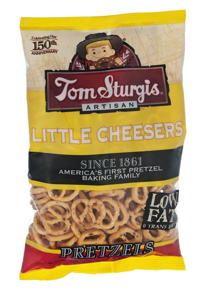 Tom Sturgis Artisan Little Cheesers Pretzels 9.5 oz. Bag (3 Bags)