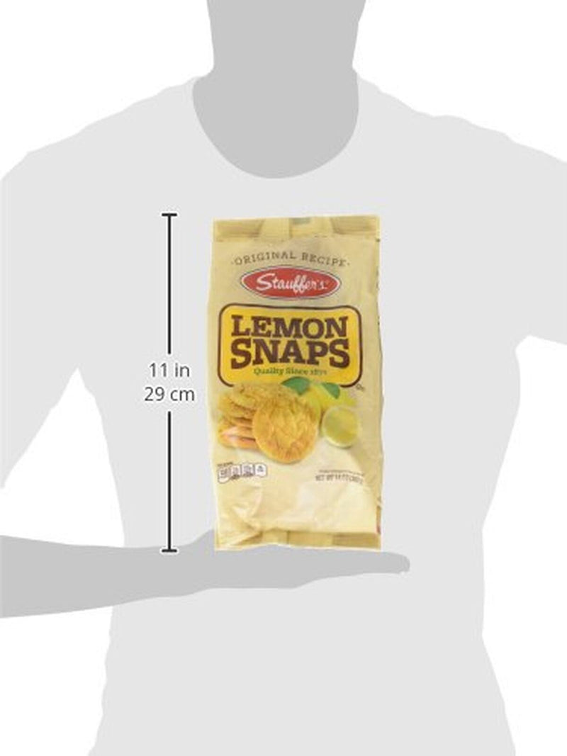 Stauffers Lemon Snaps Bag, 14-Ounce Bags (Pack of 6)