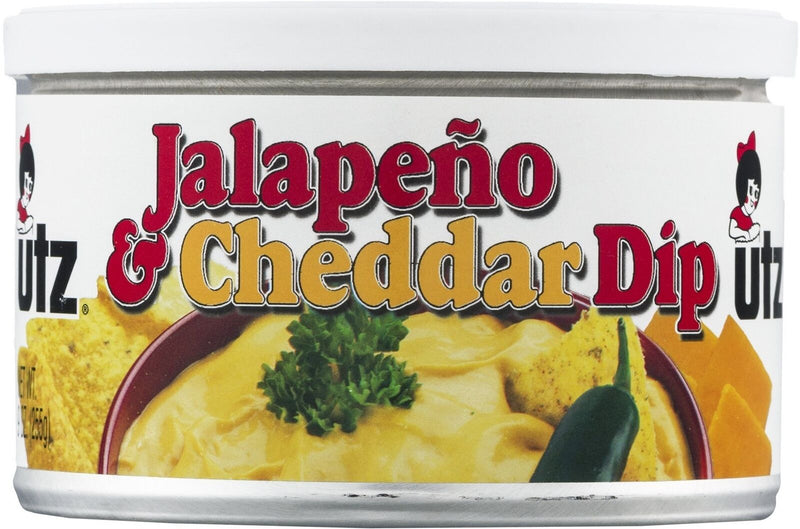 Utz Quality Foods Jalapeno & Cheddar Dip, 2-Pack 9 oz. Cans