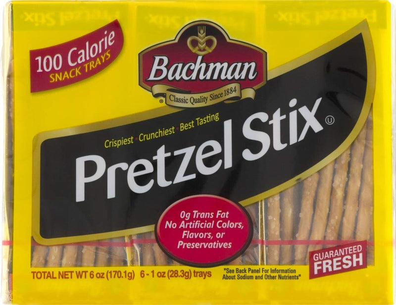 Bachman Pretzel Stix, 6/1 oz, Trays, 3-Pack