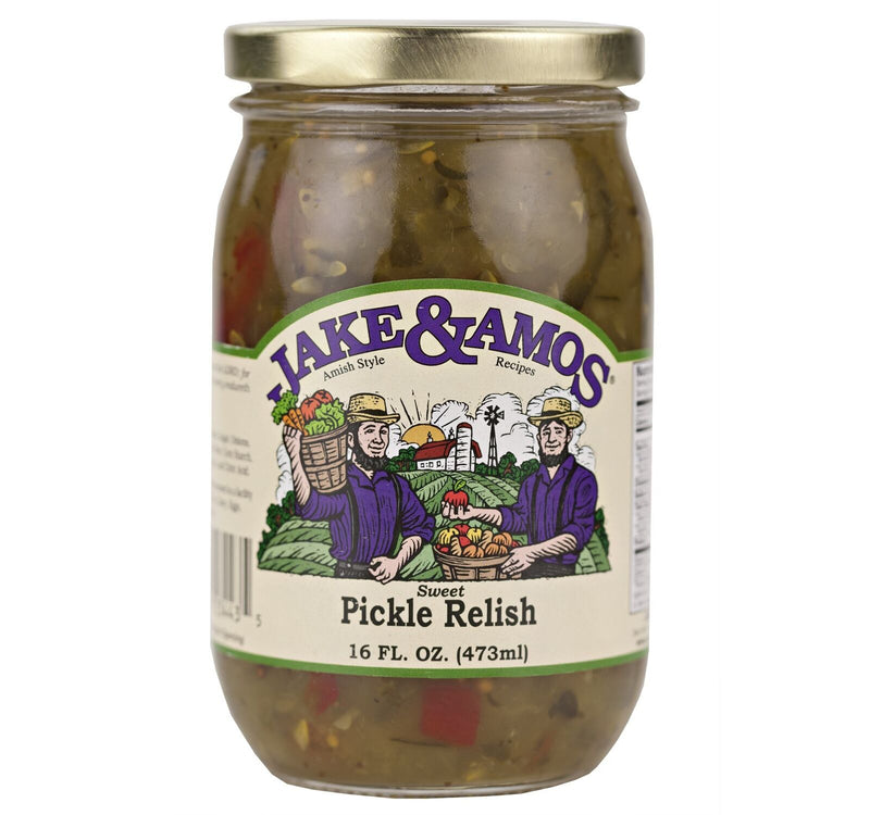 Jake & Amos Sweet Pickle Relish, 3-Pack 16 oz. Jars