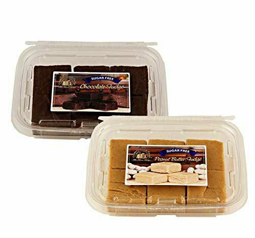 Country Fresh Sugar Free Chocolate or Peanut Butter Fudge, 2-Pack 12 oz. Trays