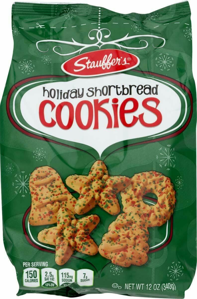 Stauffer's Biscuit Co. Holiday Cookies, 4-Pack 12 oz. Foil Lined Bags