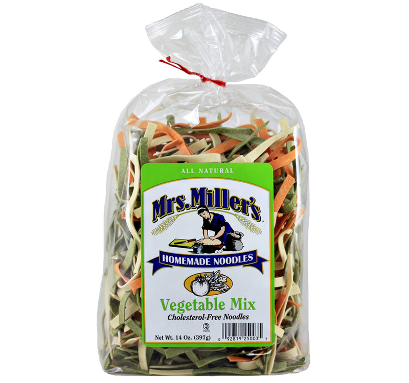 Mrs. Miller's Vegetable Mix Noodles 14 oz. (2 Bags)