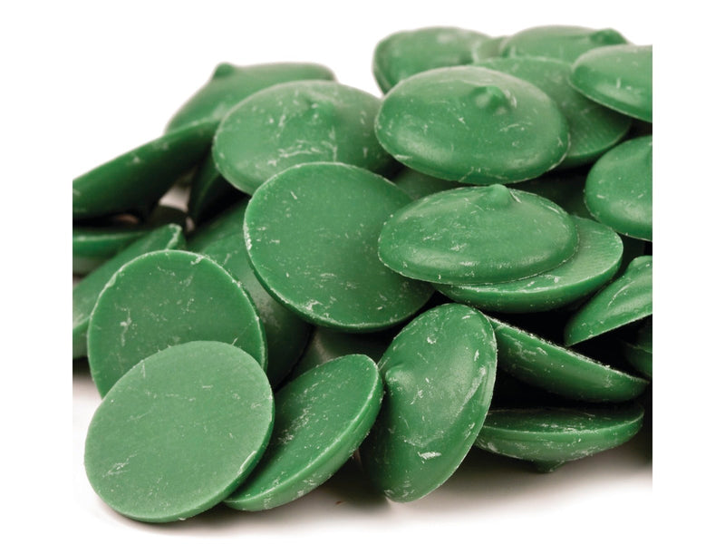 Clasen Standard Alpine Dark Green Coating Wafers Bulk Packed For Baking or Candy Making, 25 lbs.