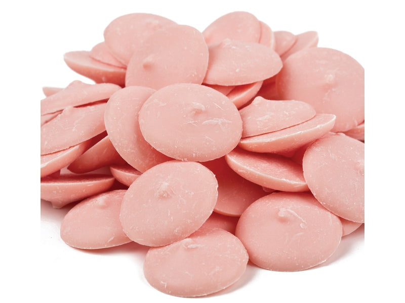 Clasen Standard Alpine Pink Coating Wafers Bulk Packed For Baking or Candy Making, 25 lbs.