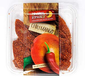 Nutty & Fruity Dried Mango, Dried Chili Mango or Chipotle Seasoned Dried Mango Slices- Two Packages (Chili Mango 9 oz.)