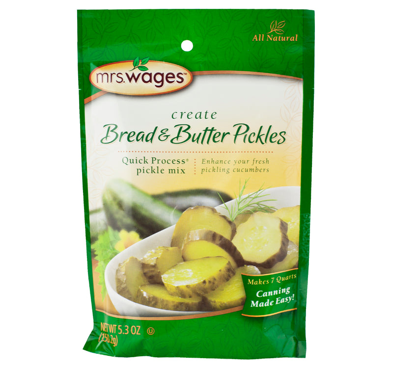 Mrs. Wages Bread & Butter Pickle Mix 6-Pack 5.3 oz. Packets