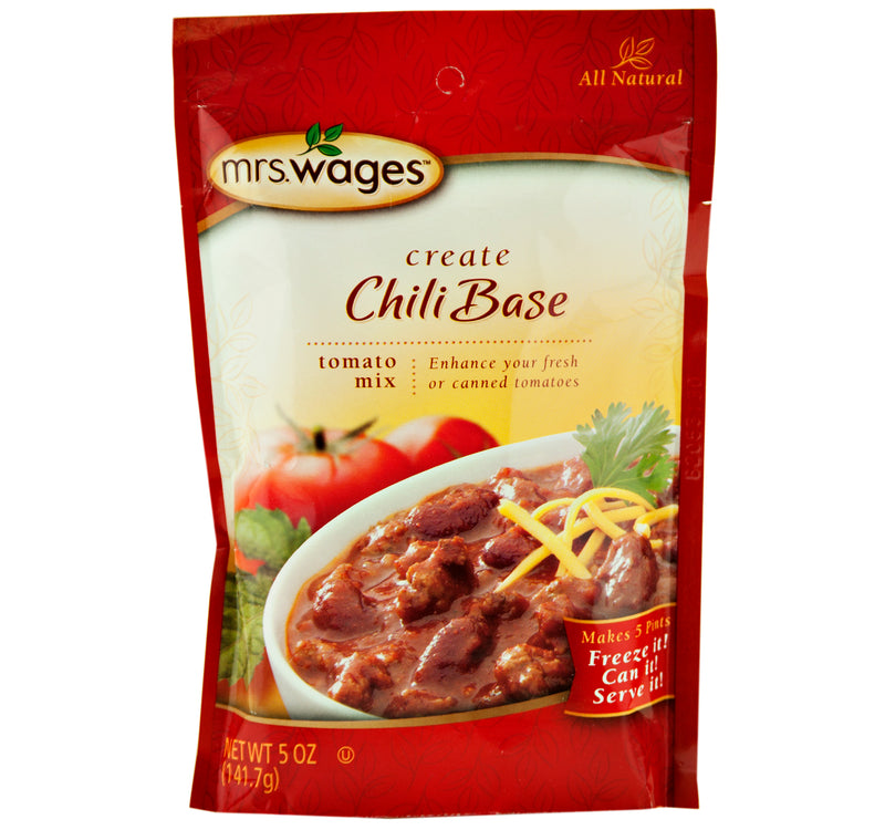 Mrs. Wages Chili Base Mix 5 oz. (6 Packets)