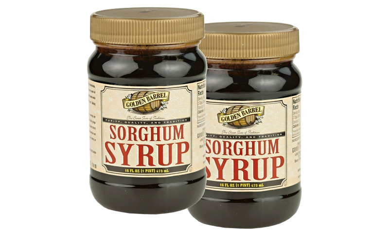Golden Barrel Sorghum Syrup, 2-Pack 16 fl. oz. (473ml) Jars