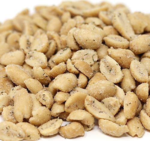 Carolina Nut Co. Hand-Roasted Jumbo Peanuts in Your Choice of 5 Different Seasonings- 5 lb. Value Size (Dill Pickle)