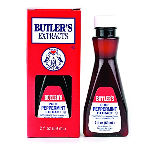 Butler's Pure Peppermint Extract, 2 Oz. Bottle (Pack of 2)