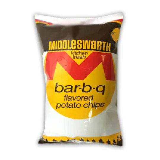 Middleswarth Kitchen Fresh BBQ Flavored Potato Chips, 3.5 oz. Single Serve Bags