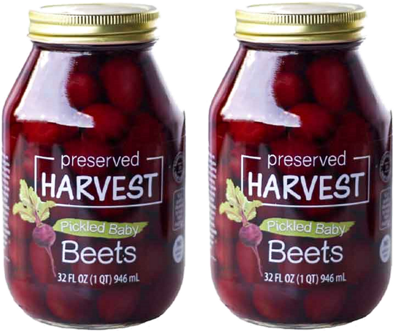 Preserved Harvest Pickled Baby Beets, 2-Pack Glass Jars