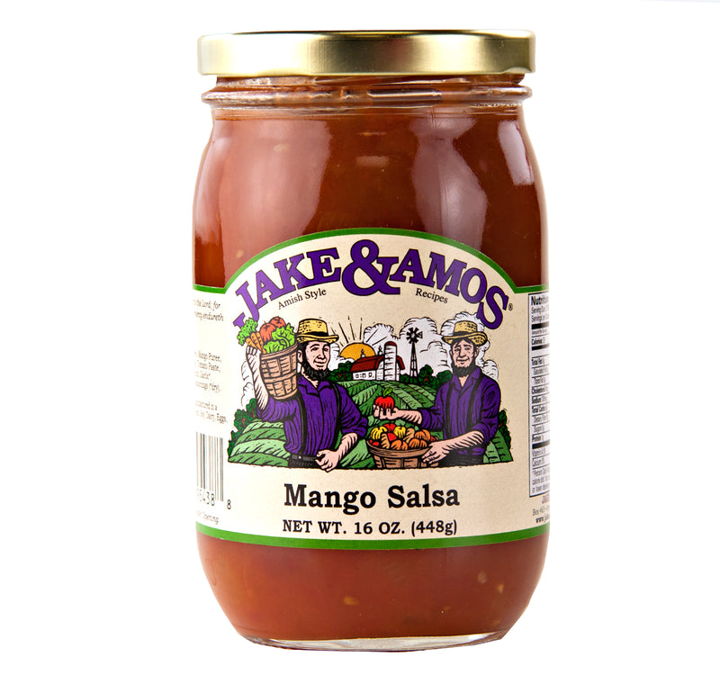 Jake & Amos Mango Salsa 16 oz. (3 Jars)