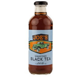 Joe's Tea Unsweetened Black Tea 20 oz. (12 Bottles)