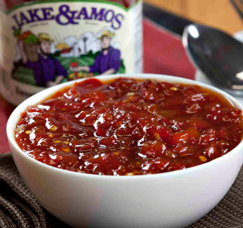 Jake & Amos Sweet & Hot Pepper Relish 16 oz. (3 Jars)