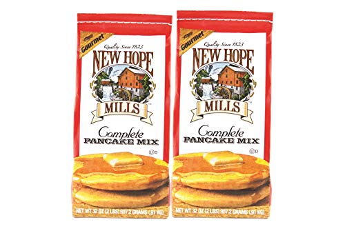 New Hope Mills Easy To Make Pancake Mix- Two 32 oz. Bags- Your Choice of 5 Different Varieties (Complete)