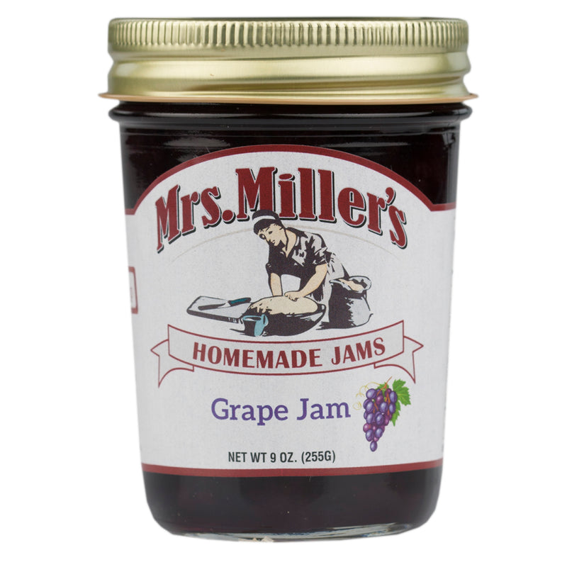 Mrs. Miller's Grape Jam 9 oz. (3 Jars)