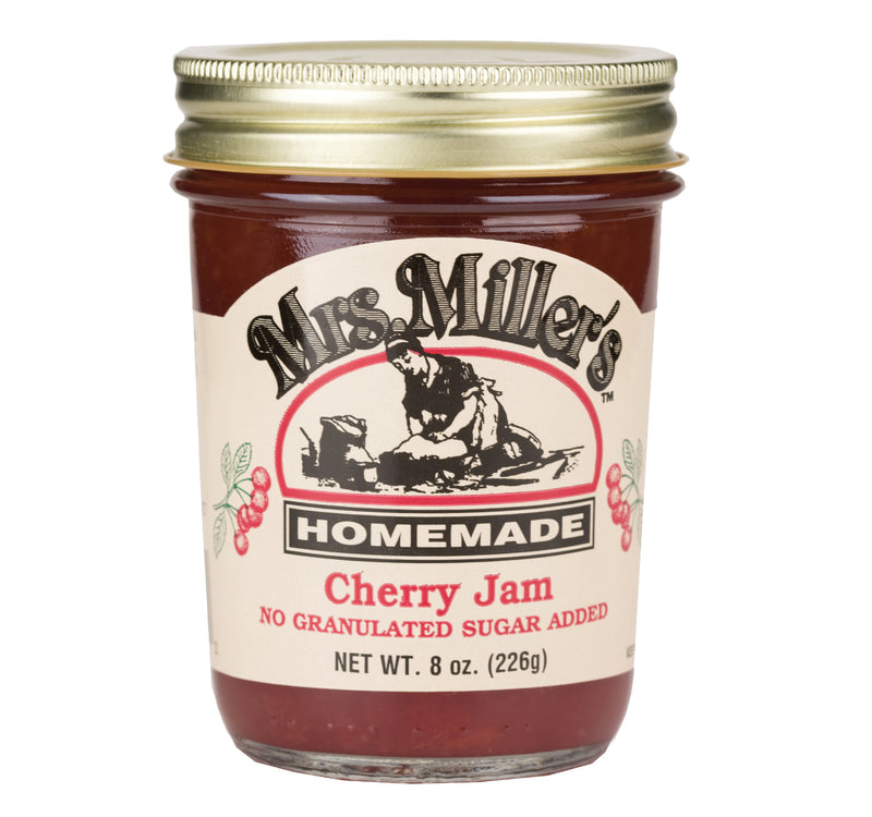 Mrs. Miller's No Sugar Cherry Jam 8 oz. (3 Jars)