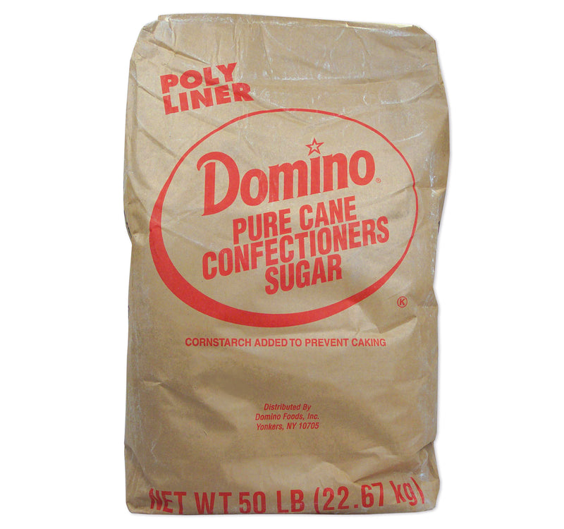 Domino 10X Pure Cane Confectioners Sugar 50 lb. Bag
