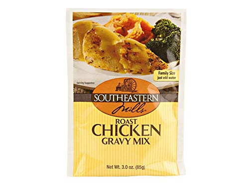 Southeastern Mills Roast Chicken, Roast Pork or Classic Brown Gravy Mix (Roast Chicken, 4 Packets)