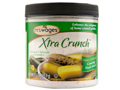 Mrs. Wages Xtra Crunch Calcium Chloride Granules 5.5 oz. (2 Jars)