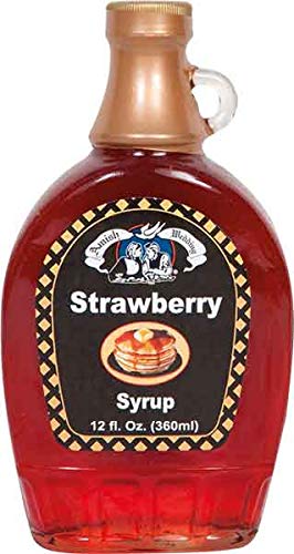 Amish Wedding Fruit Flavored Pancake Syrup, Choice of 6 Flavors, 2-Pack 12 fl. oz. Bottles