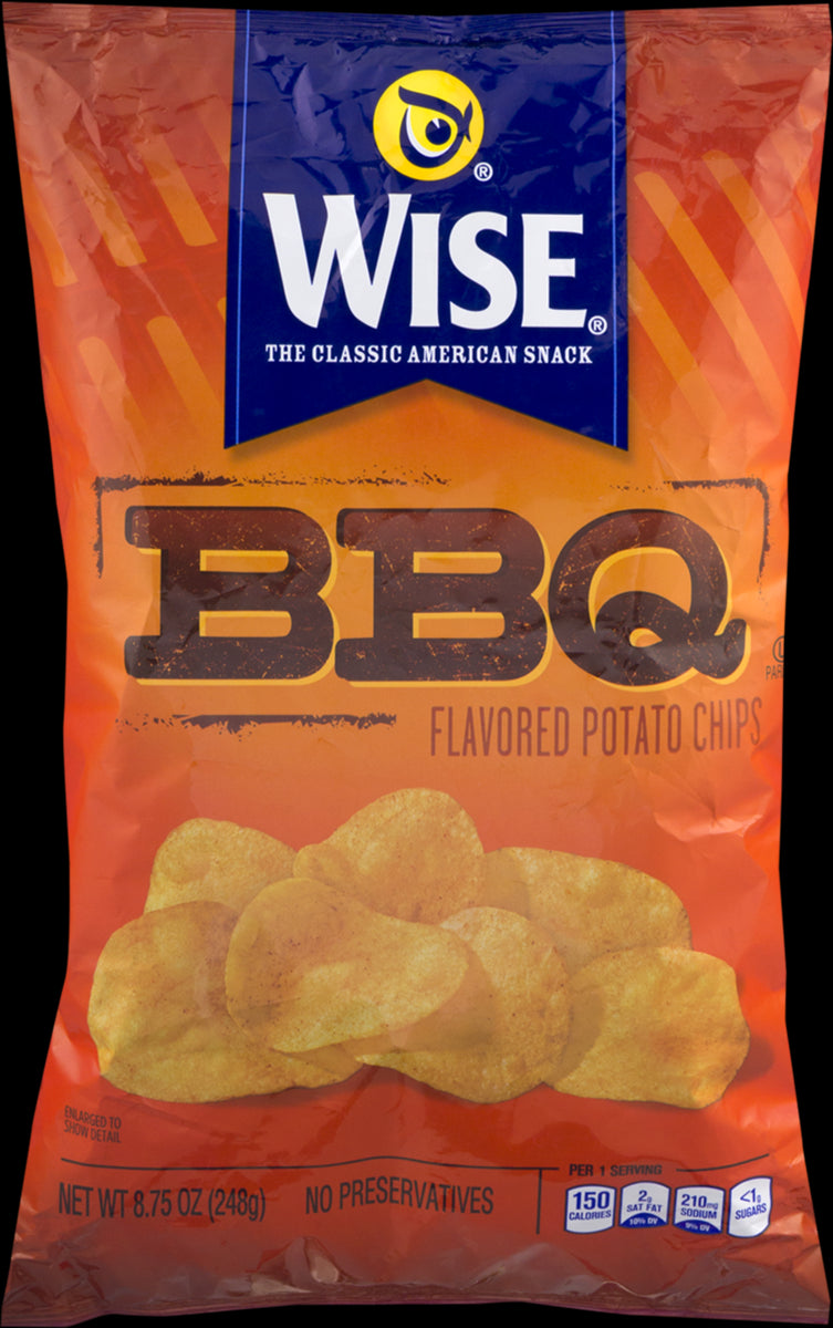 Wise Foods BBQ Potato Chips 8.75 oz. Bag (4 Bags)