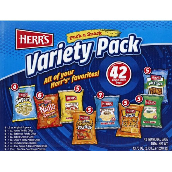 Andy Capps Fries 8 oz. Big Bag: Your Choice of Cheddar, Hot or Variety 4 Packs (Variety Pack)