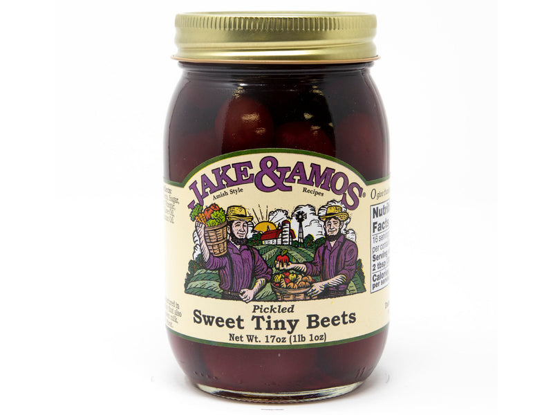 Jake & Amos Pickled Sweet Tiny Beets, 3-Pack 17 oz. Jars