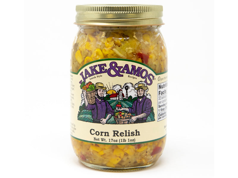 Jake & Amos Corn Relish, 3-Pack 17 oz. Jars