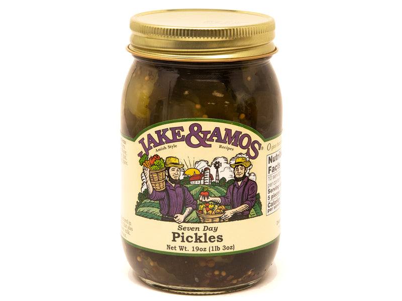 Jake & Amos Seven Day Pickles, 3-Pack 19 oz. Jars
