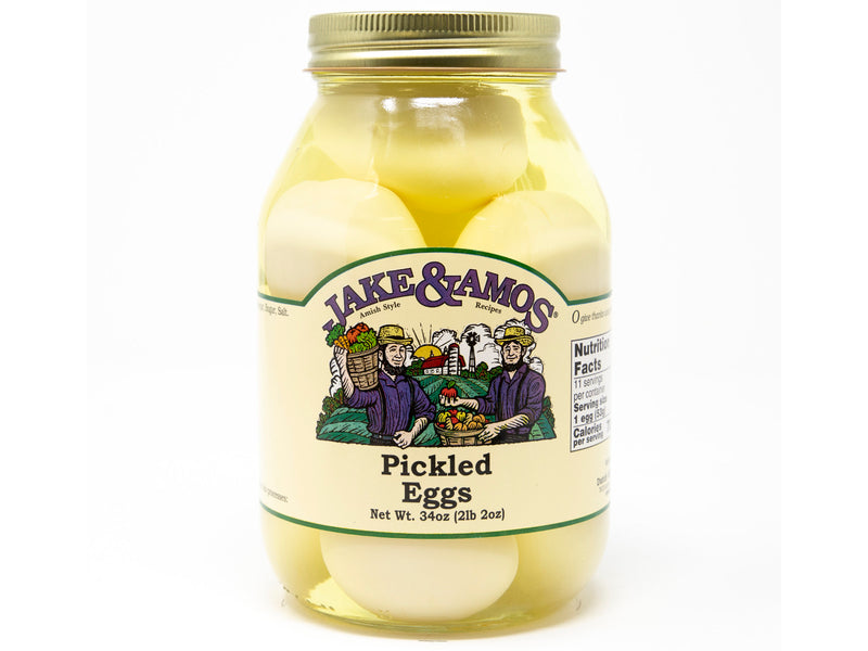Jake & Amos Pickled Eggs, 2-Pack 34 oz. Jars