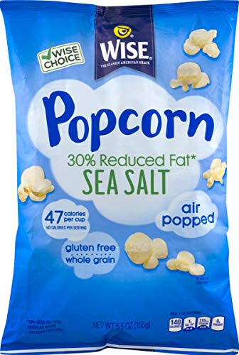 Wise Foods 30% Reduced Fat Sea Salt Air Popped Popcorn (4 Bags)