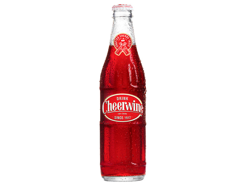 Cheerwine, The South's Unique Cherry Soft Drink Since 1917, 24-Pack Case 12 fl. oz. Bottles