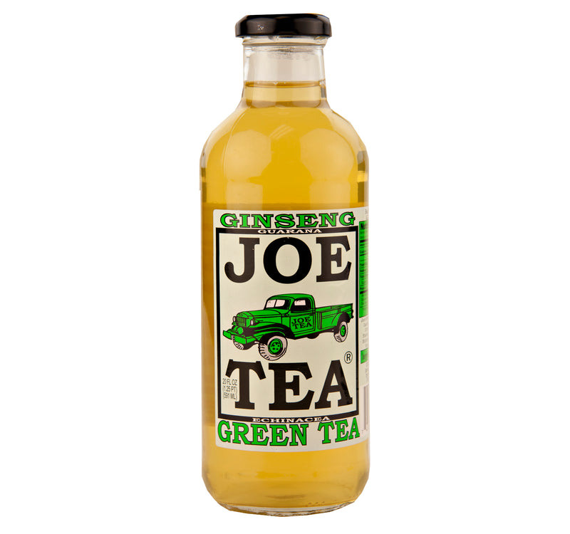 Joe's Tea Ginseng Green Tea 20 oz. Bottle (12 Bottles)
