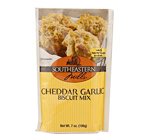 Southeastern Mills Cheddar Garlic Biscuit Mix- Each 7 oz. Packet Makes 6 Biscuits (4 Packets)