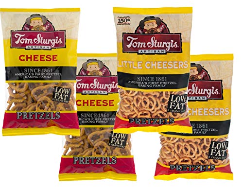 Tom Sturgis Cheese and Little Cheesers Pretzels Variety 4 Pack