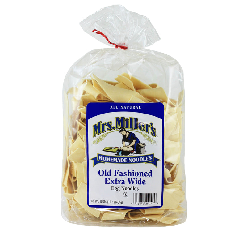 Mrs. Miller's Old Fashioned Extra Wide Noodles 16 oz. Bag (3 Bags)