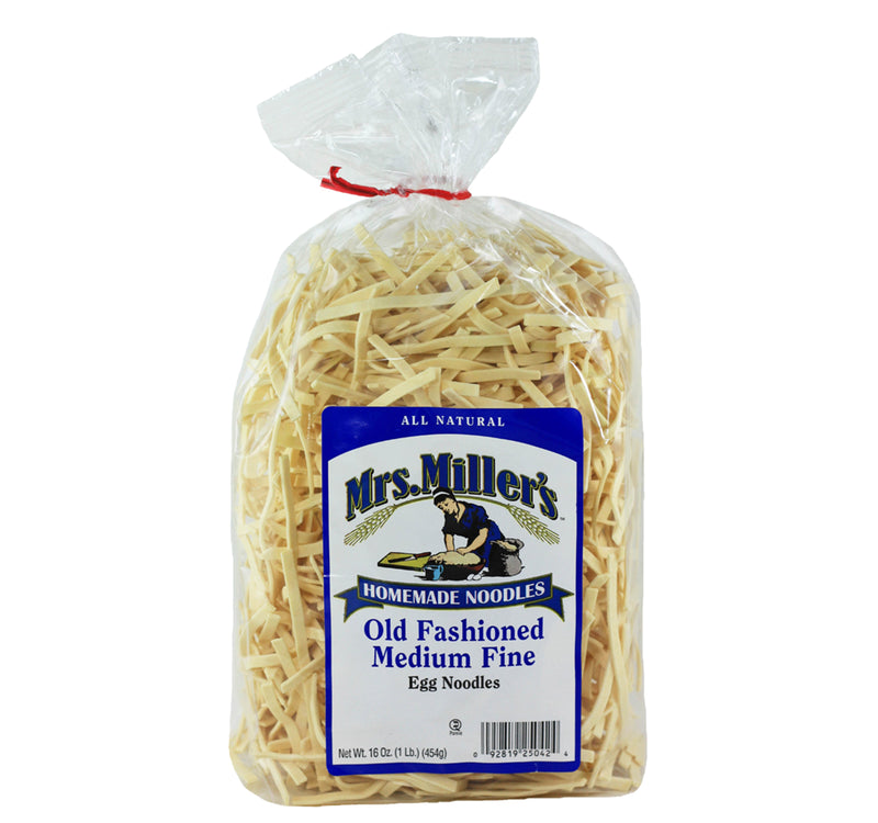 Mrs. Miller's Old Fashioned Medium Fine Noodles 16 oz. Bag (3 Bags)