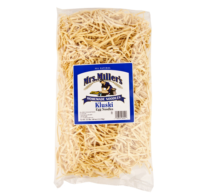 Mrs. Miller's Old Fashioned Homestyle Kluski Noodles Large 2.5 lb. Bag (2 Bags)