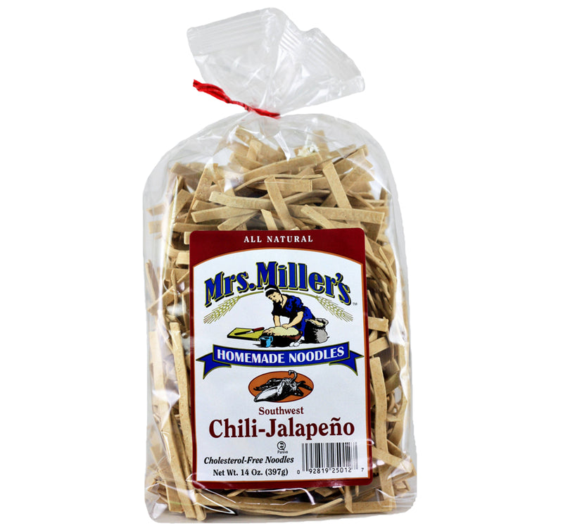 Mrs. Miller's Homemade Chili-Jalapeno Noodles 14 oz. (3 Bags)