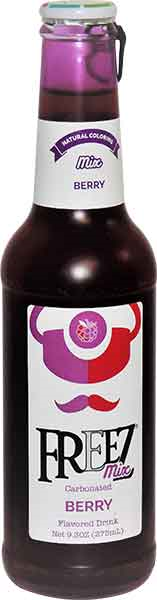 Freez Mix Berry Carbonated Soda, 24-Pack Case 9.3 fl. oz. (275ml) Bottles