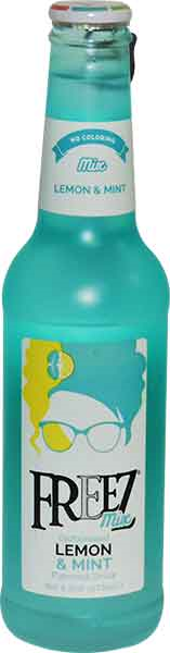 Freez Mix Lemon Mint Carbonated Soda, 24-Pack Case 9.3 fl. oz. (275ml) Bottles