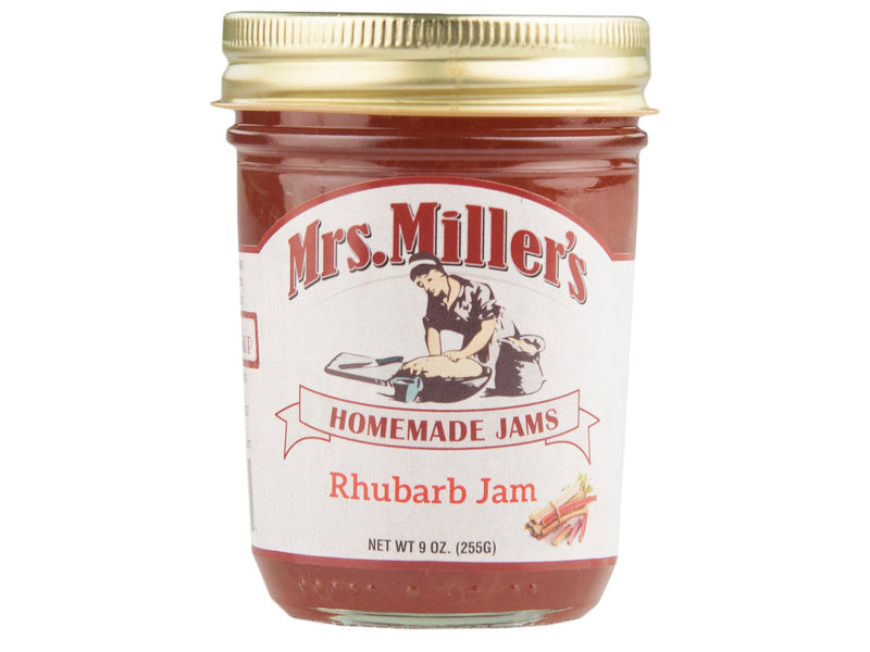 Mrs. Miller's Homemade Rhubarb Jam 9 oz. (3 Jars)