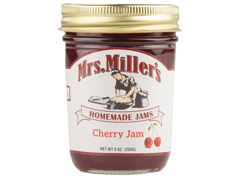 Mrs. Miller's Homemade Cherry Jam 9 oz. Jar (3 Jars)