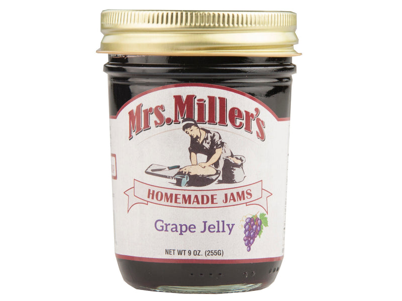 Mrs. Miller's Homemade Grape Jelly 9 oz. (2 Jars)