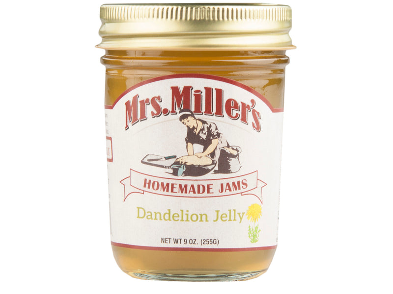 Mrs. Miller's Homemade Dandelion Jelly 9 oz. (2 Jars)