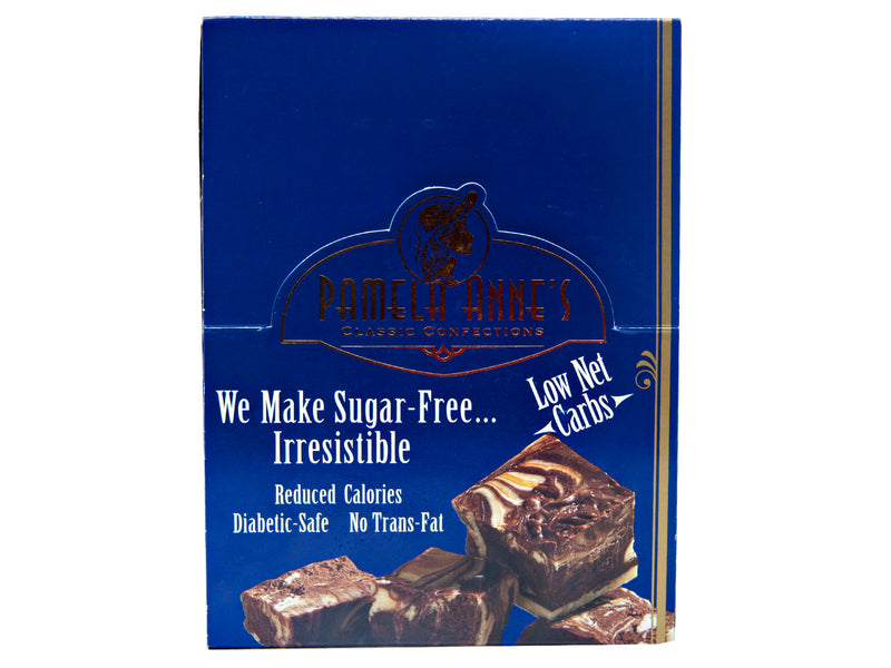 Pamela Anne's Premium Classic Sugar-Free Fudge, 24-Pack, 2 oz. Individually Wrapped Variety Box